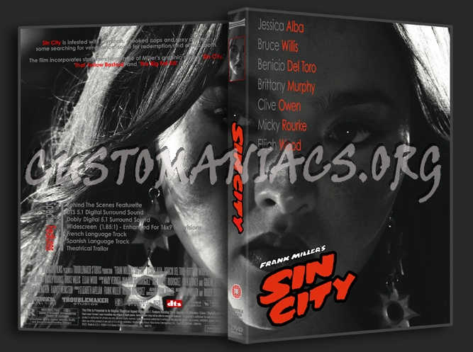 CORRME Sin City V7 dvd cover