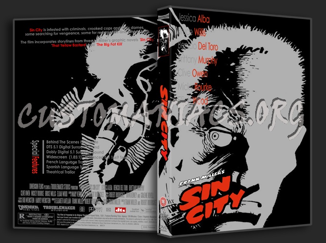 CORRME Sin City V12 dvd cover