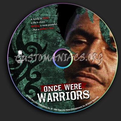 Once Were Warriors dvd label