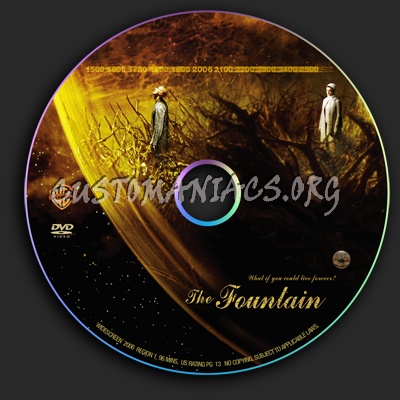 The Fountain dvd label