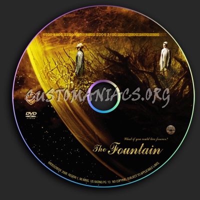 The Fountain dvd label