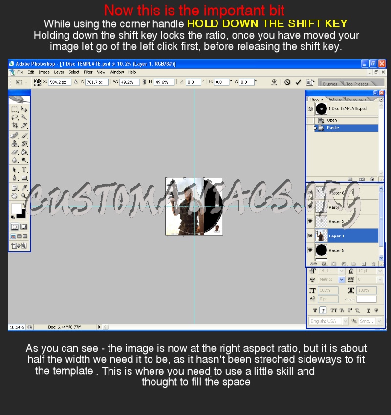 Maintaining Aspect Ratio in Photoshop 