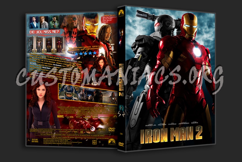 Iron Man 2 dvd cover