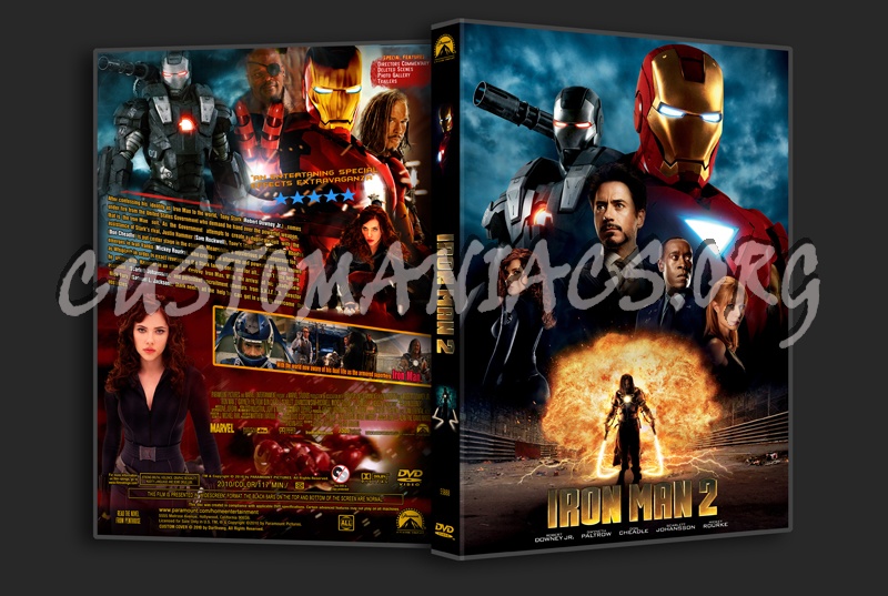 Iron Man 2 dvd cover