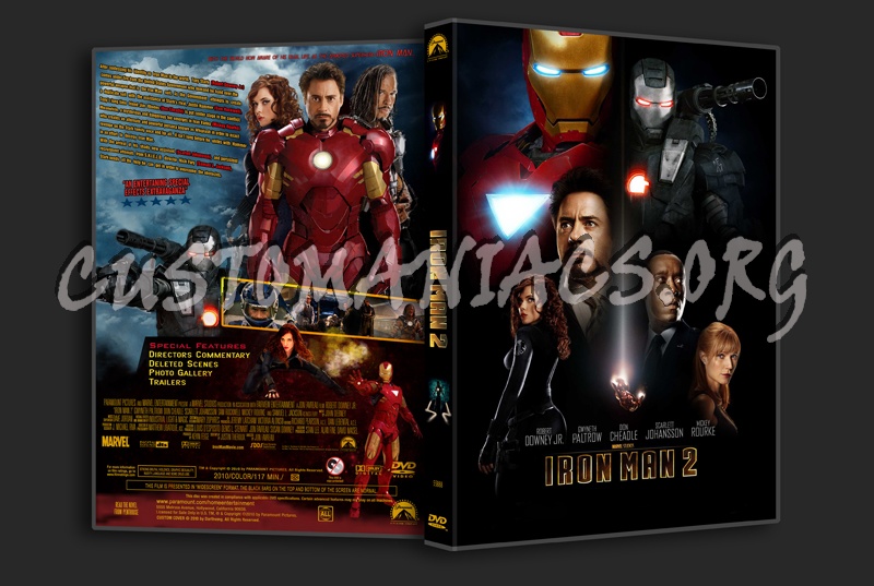 Iron Man 2 dvd cover