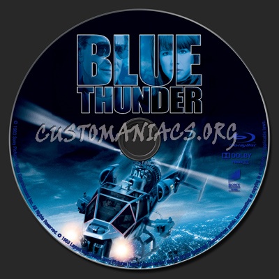 Blue Thunder blu-ray label