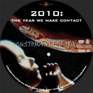 2010: The Year We Make Contact dvd label