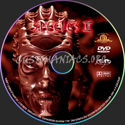 Species 2 dvd label
