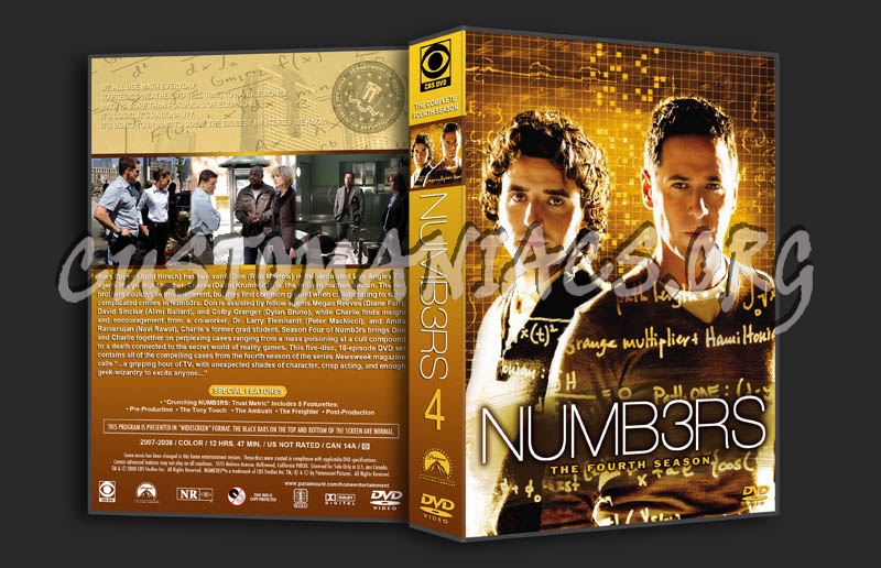 Numb3rs - Seasons 1-5 dvd cover