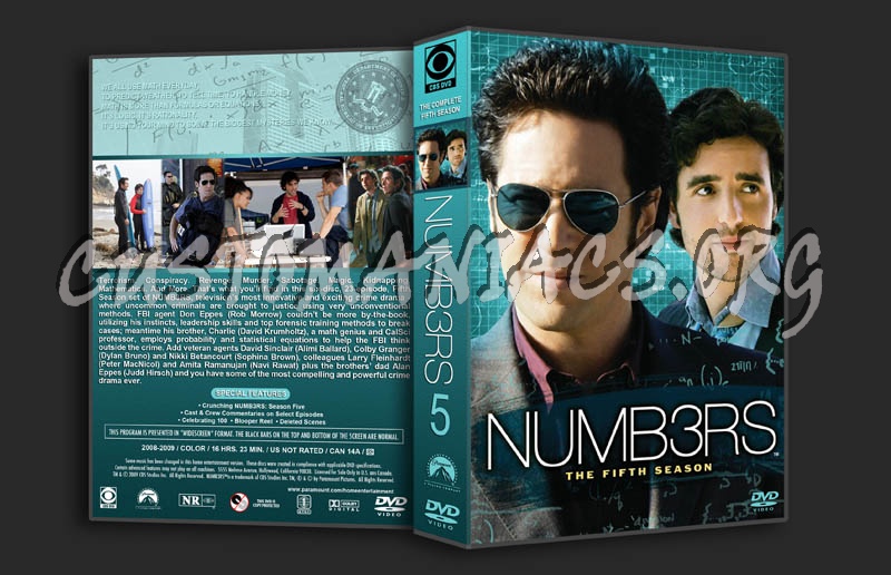 Numb3rs - Seasons 1-5 dvd cover