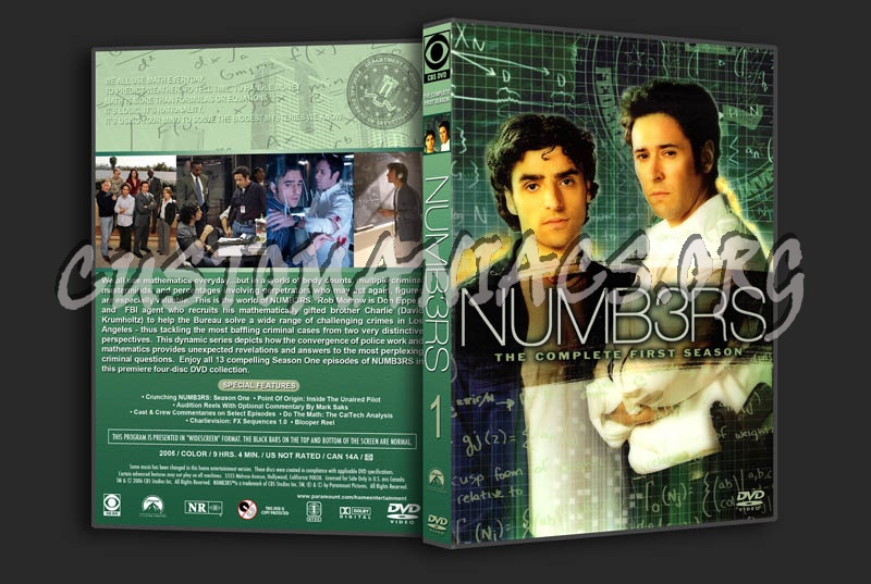 Numb3rs - Seasons 1-5 dvd cover