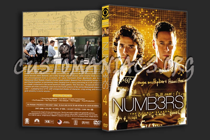 Numb3rs - Seasons 1-5 dvd cover