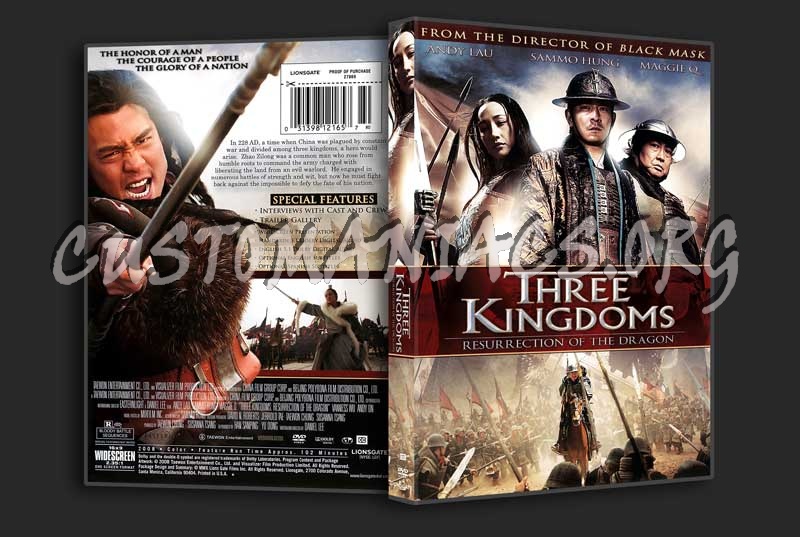 Three Kingdoms: Resurrection of the Dragon dvd cover