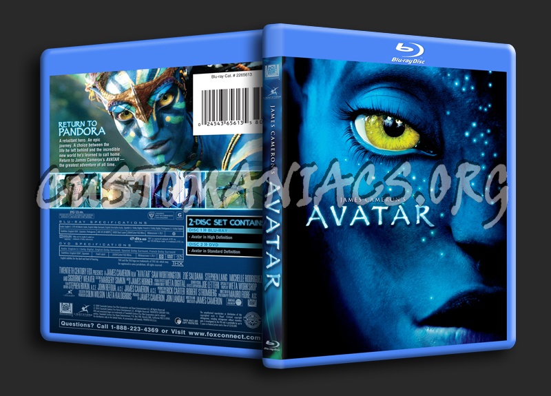 Avatar blu-ray cover