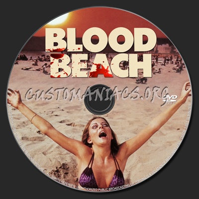 Blood Beach dvd label