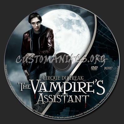 Cirque du Freak: The Vampire's Assistant dvd label