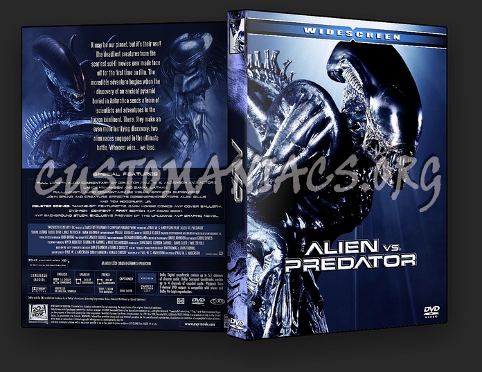 Alien VS. Predator dvd cover