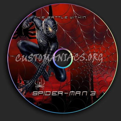 Spider-man 3 dvd label