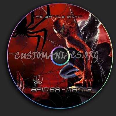 Spider-man 3 dvd label