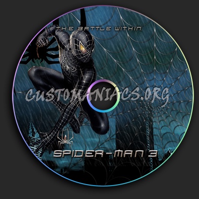 Spider-man 3 dvd label