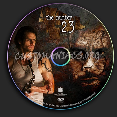 The Number 23 dvd label