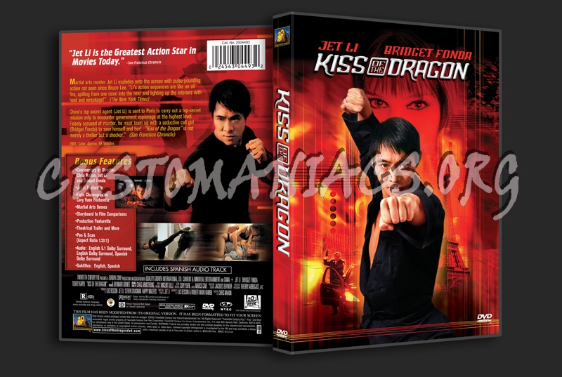 Kiss of the Dragon dvd cover