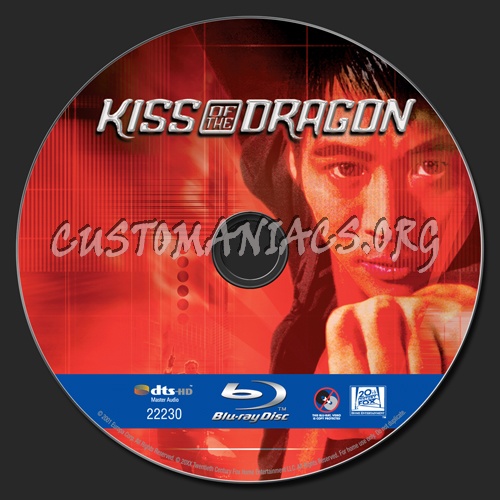 Kiss of the Dragon blu-ray label