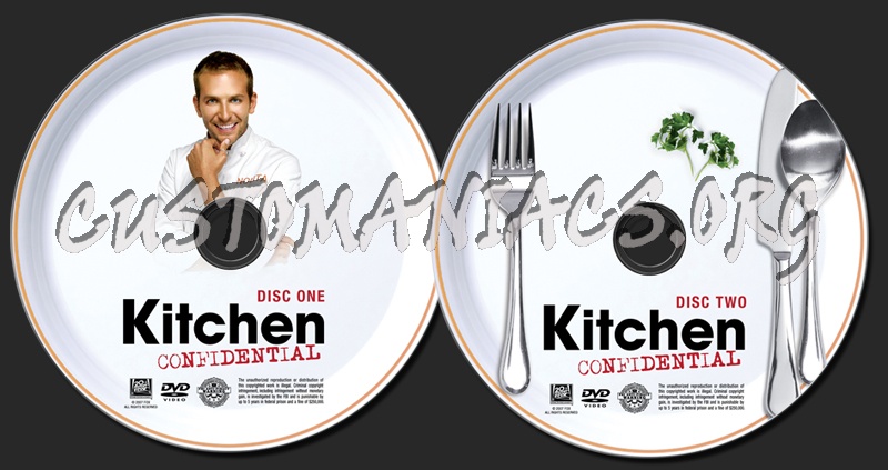 Kitchen Confidential dvd label