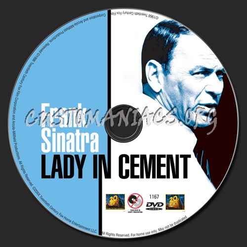 Lady in Cement dvd label