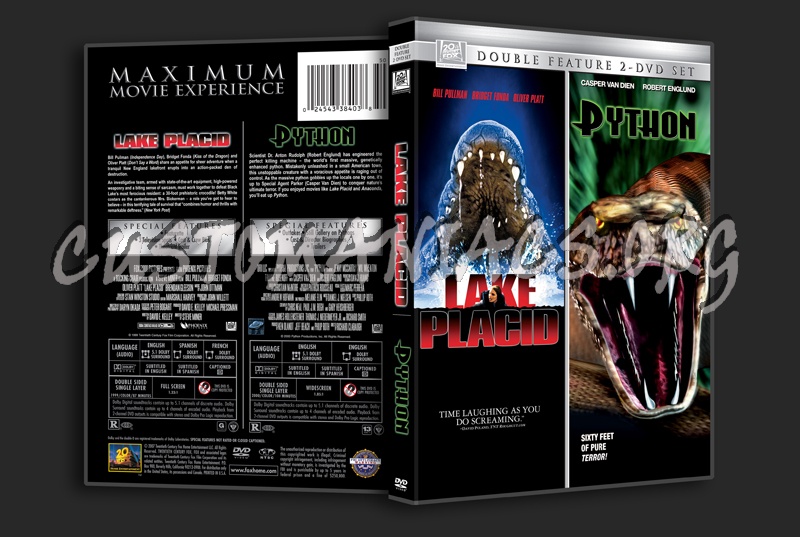 Lake Placid / Python dvd cover