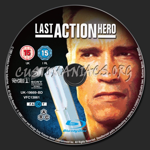 Last Action Hero blu-ray label