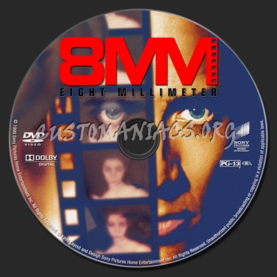 8 Mm dvd label