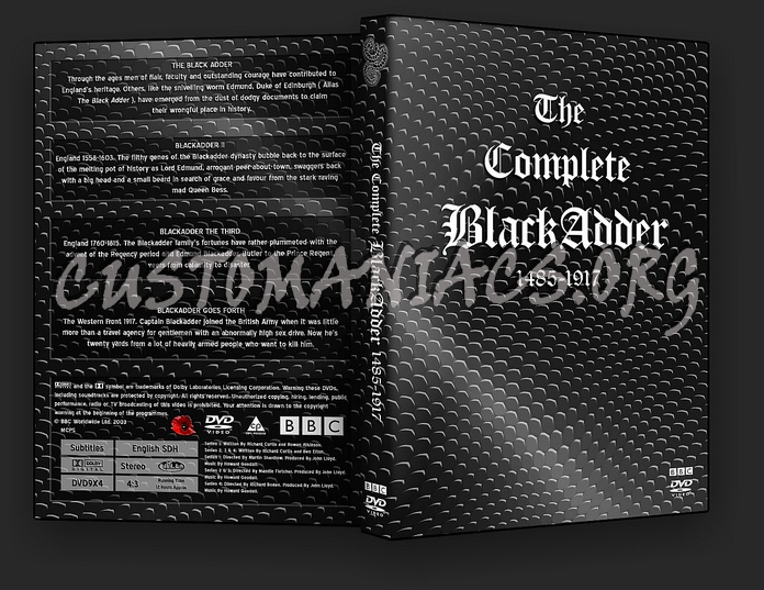 BlackAdder Series 1-4 dvd cover