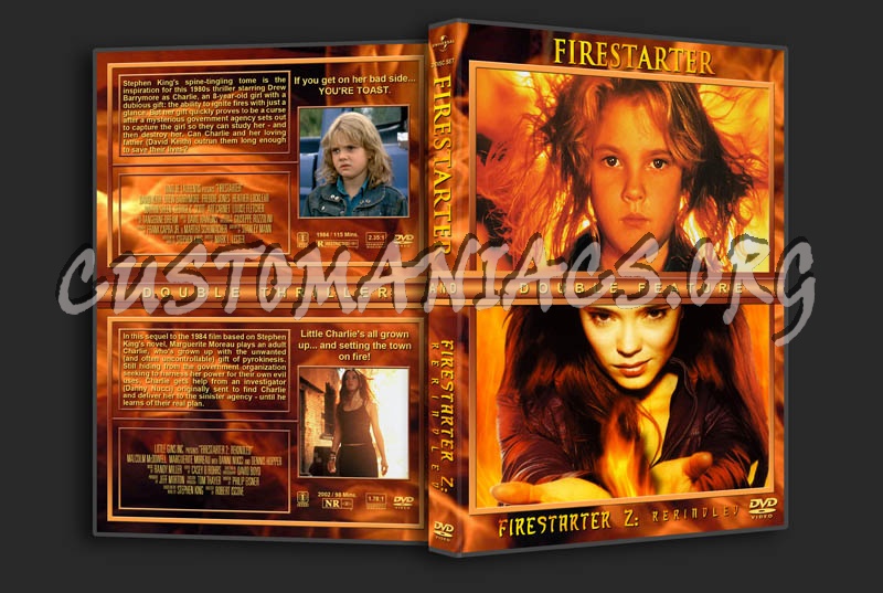 Firestarter/Firestarter 2: Rekindled Double dvd cover