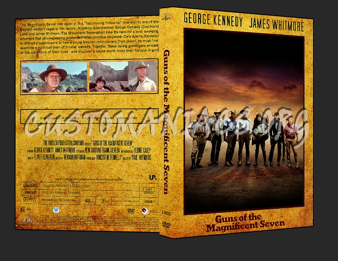 Western Collection - Guns Of The Magnificent Seven 1969 dvd cover