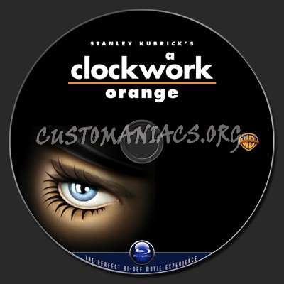 A Clockwork Orange blu-ray label