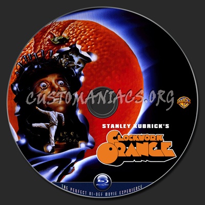 A Clockwork Orange blu-ray label