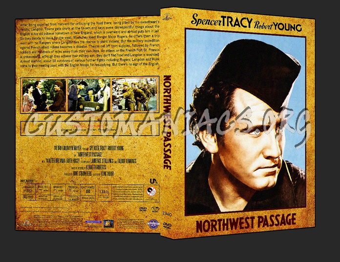 Western Collection - Northwest Passage 1940 dvd cover