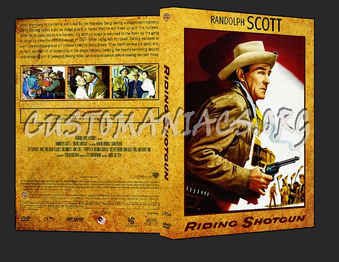 Western Collection - Riding Shotgun 1954 dvd cover