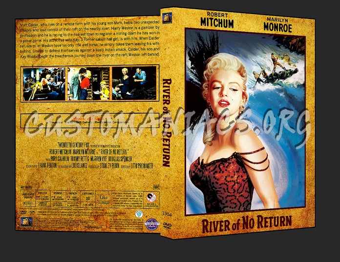 Western Collection - River Of No Return 1954 dvd cover