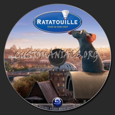 Ratatouille blu-ray label