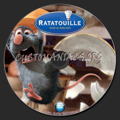Ratatouille dvd label