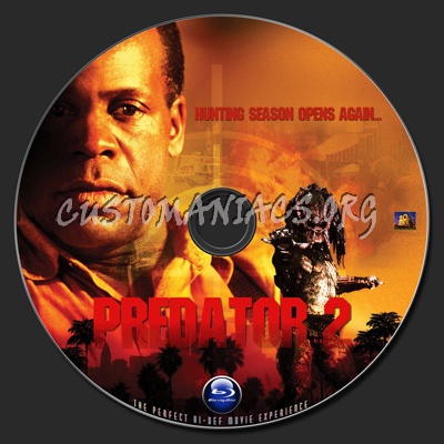 Predator 2 blu-ray label