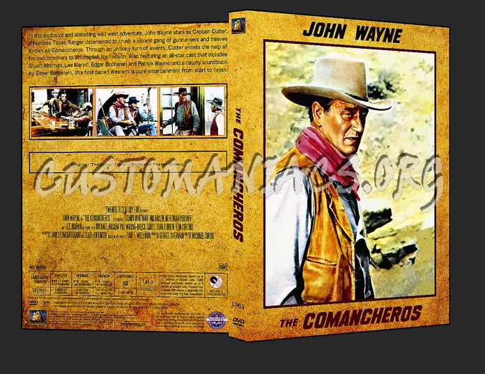 Western Collection - The Comancheros  1961 dvd cover