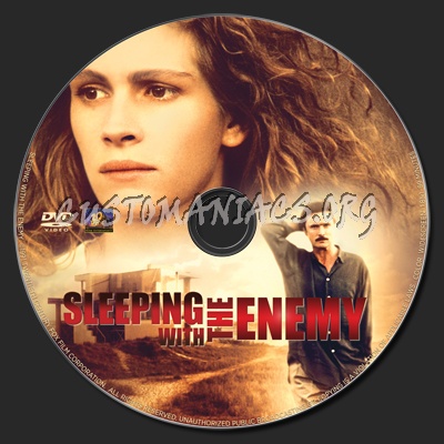 Sleeping With The Enemy dvd label