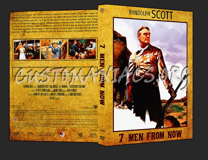 Western Collection - Seven Men From Now 1956 dvd cover