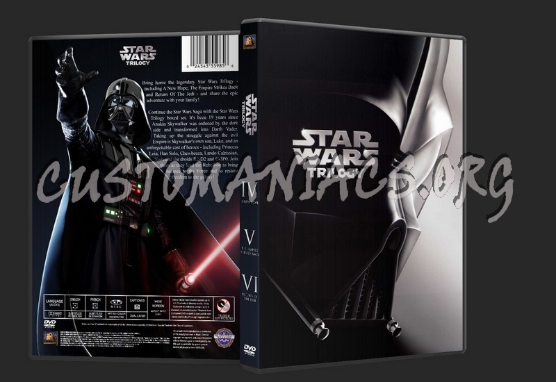 Star Wars Trilogy dvd cover