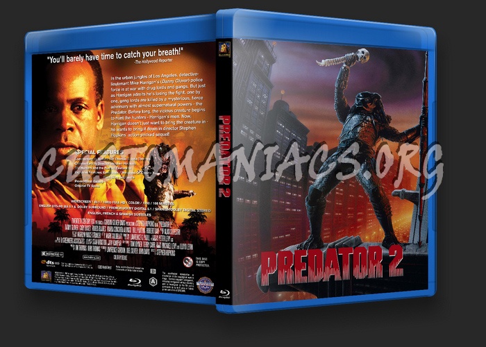 Predator 2 blu-ray cover