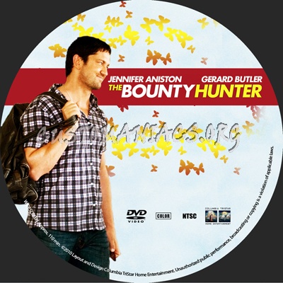 The Bounty Hunter dvd label