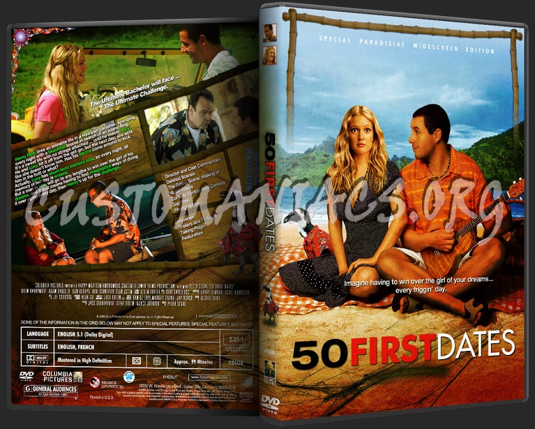 50 First Dates dvd cover